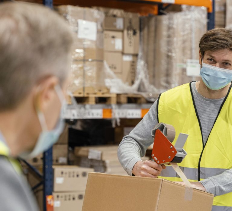 men-warehouse-working